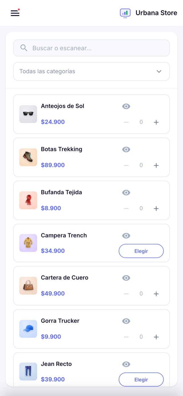 Venta desde el celular