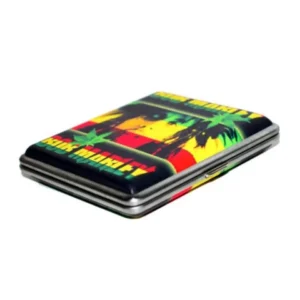 CIGARRERA DE METAL BOB MARLEY 9X9CM
