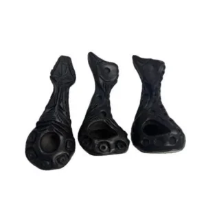 PIPA DE MADERA NEGRA 10CM