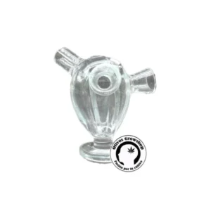 BONG DE VIDRIO MINI DE MANO - DOBLE