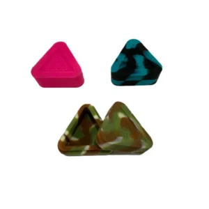 CONTENEDOR DE SILICONA TRIANGULAR