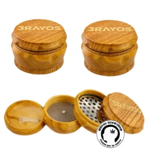 PICADOR DE METAL SIMIL MADERA 3 RAYOS - 4 PARTES