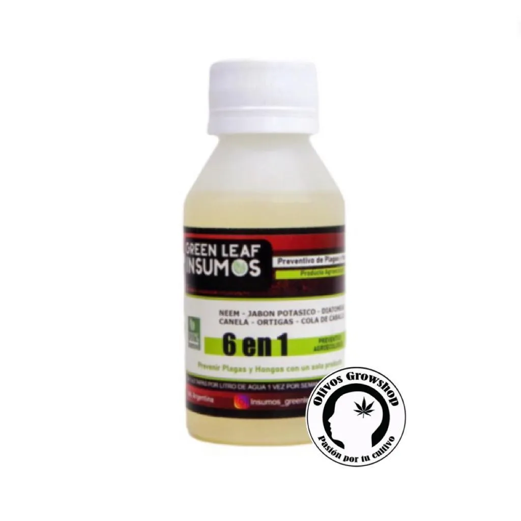 GREEN LEAF INSECTICIDA 6 EN 1 - 250 CC