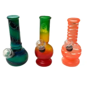 BONG DE VIDRIO DISEÑOS 14CM