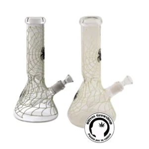 BONG DE VIDRIO TELARAÑA 26CM - GLOW