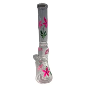 BONG DE VIDRIO FLORES 40CM