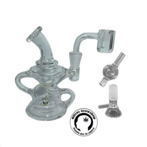 BONG DE VIDRIO KIF MINI FRESH 3 - 13CM