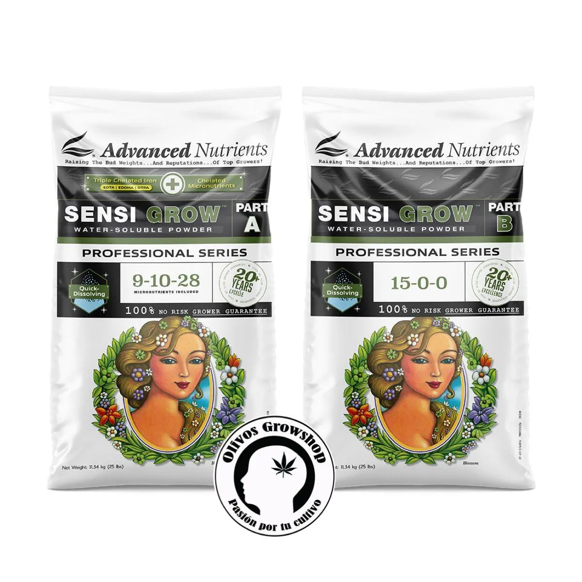 ADVANCED NUTRIENTS SENSI GROW A+B - 11,34 KG