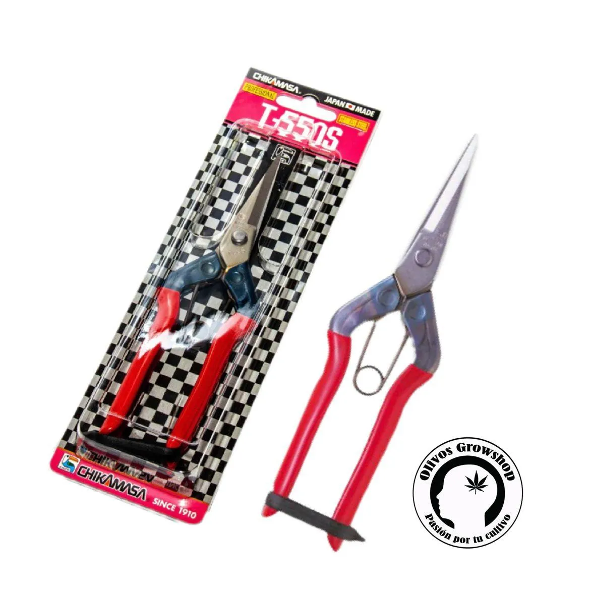TIJERA COSECHA PUNTA RECTA T-550S - CHIKAMASA