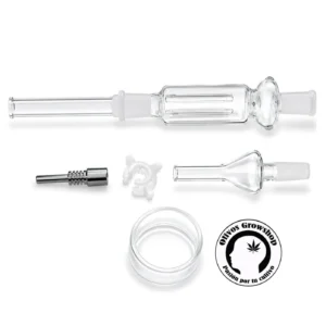 PIPA DE VIDRIO PARA ROSIN DESMONTABLE