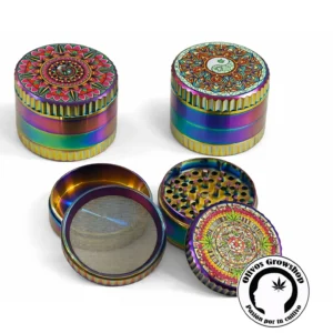 PICADOR DE METAL MANDALA TORNASOLADO - 4 PARTES