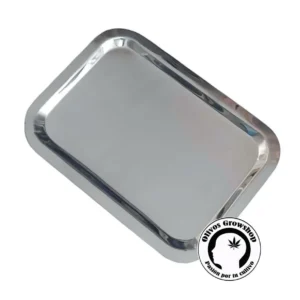 BANDEJA DE METAL ESPEJADA - 21X15CM