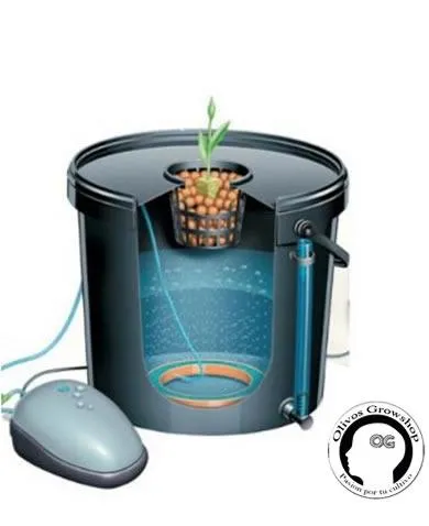 MACETA BALDE DE CULTIVO HIDROPONICO - 20 LITROS