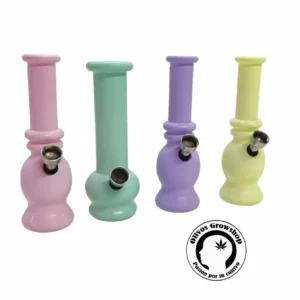 BONG DE VIDRIO COLOR PASTEL 14CM