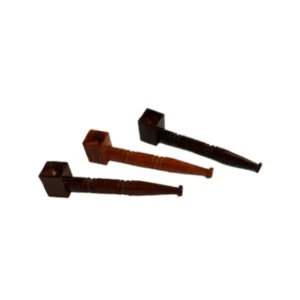 PIPA DE METAL SIMIL MADERA 11CM