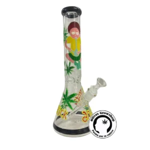 BONG DE VIDRIO MORTY 35 CM - GLOW