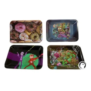 BANDEJA DE METAL DISEÑOS VARIOS - MINI 18X12CM