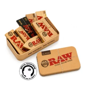 KIT LATA DE METAL RAW STARTER BOX 1 1/4