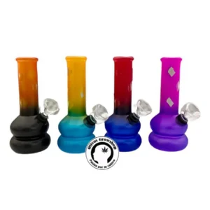 BONG DE VIDRIO ROMBO 14CM