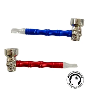 PIPA DE METAL CON BOQUILLA DE PLASTICO