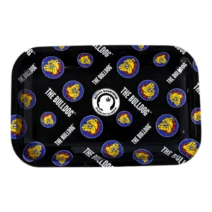 BANDEJA DE METAL THE BULLDOG BLACK - MEDIANA 27X18CM