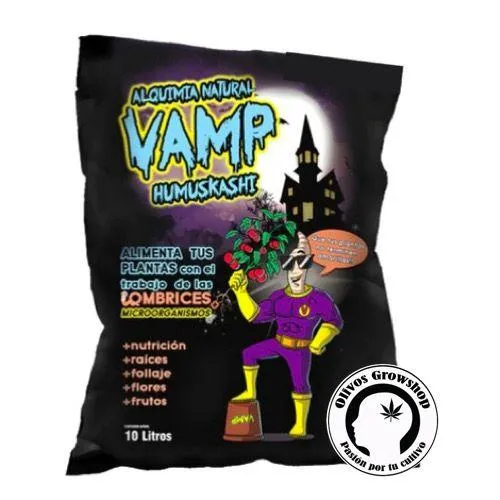 HUMUS DE LOMBRIZ HUMUSKASHI VAMP - 10 LTS