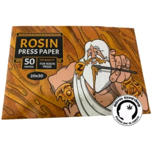 PAPEL PARA EXTRACCIONES ROSIN 20X30 CM - 50 UNIDADES