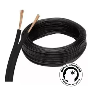 CABLE BIPOLAR NEGRO 2X1MM PARA COOLER