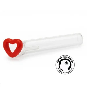 TUQUERO DE VIDRIO CORAZON 5CM