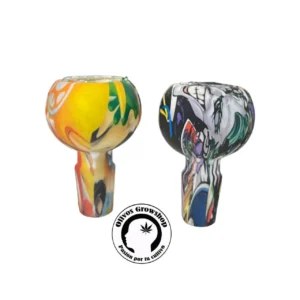 CAZUELA PARA BONG MACHO DE SILICONA - 19MM