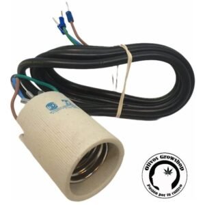 Portalámparas con 2mts Cable